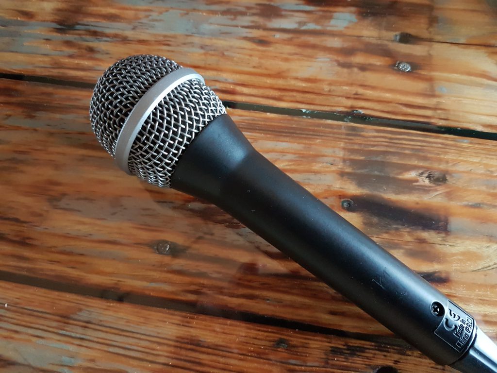 Foto eines Mikrofons