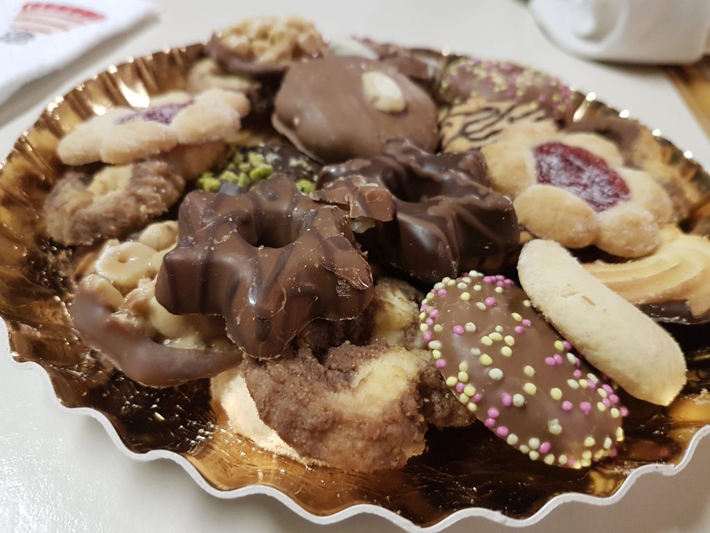 Foto eines Plätzchentellers