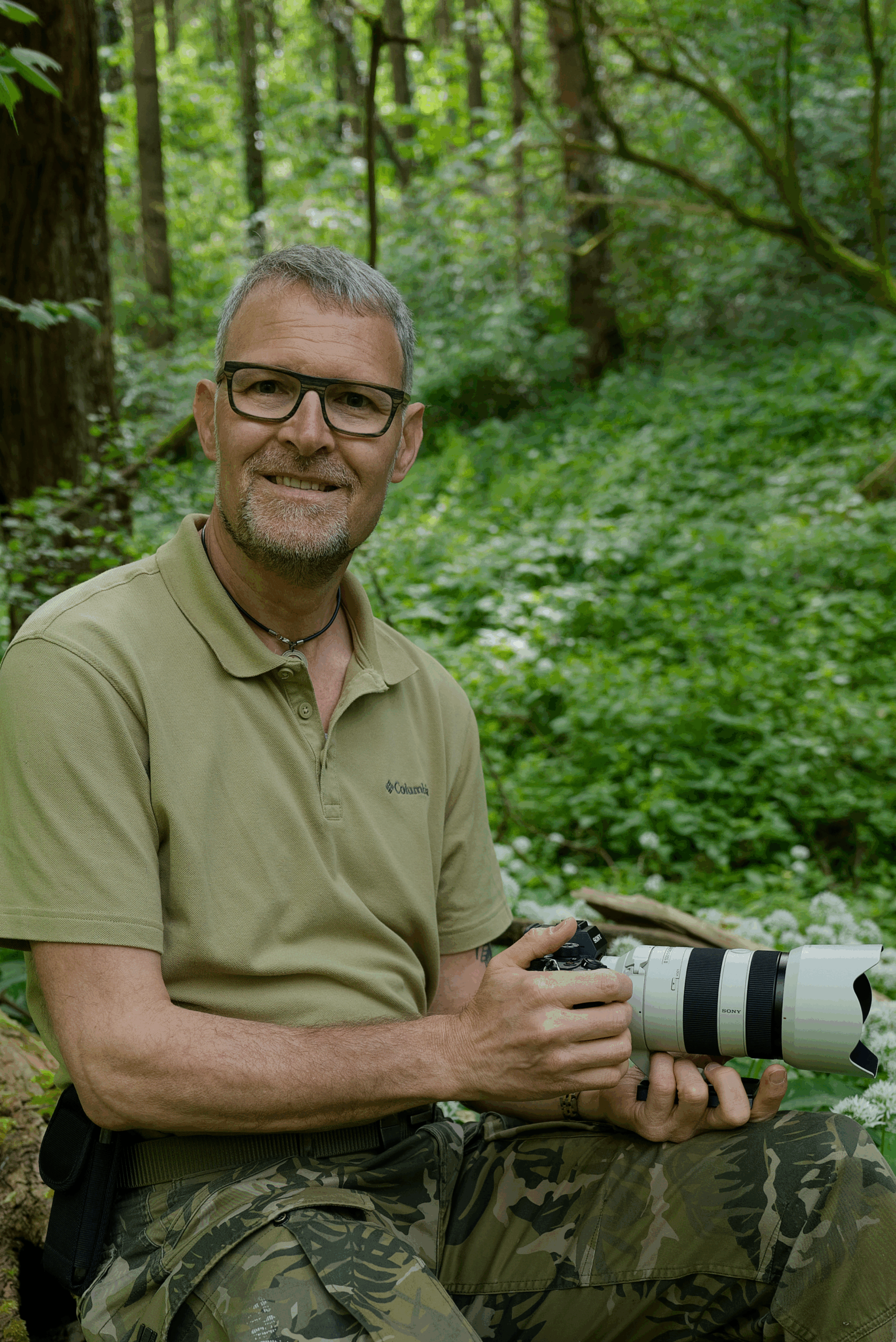 Frank Lauter mit Kamera