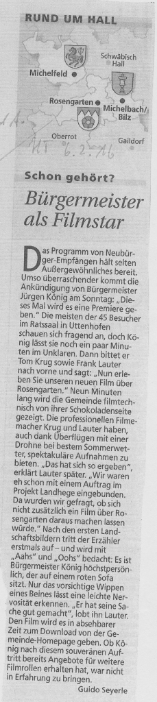 Zeitungsausschnitt