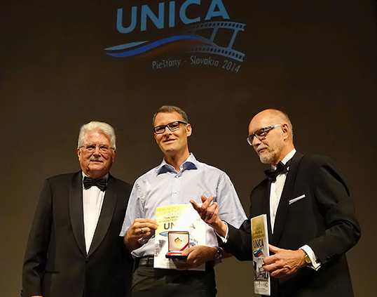 Siegerehrung bei der UNICA 2014